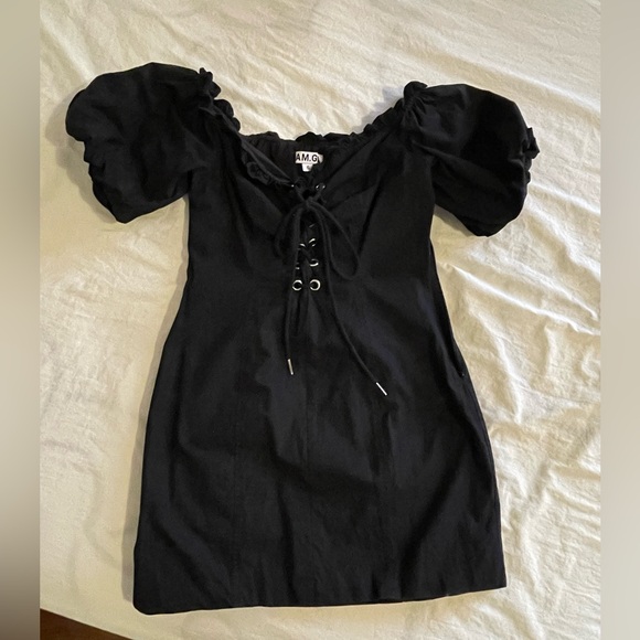 I AM GIA Black Corset Dress - Picture 2 of 4